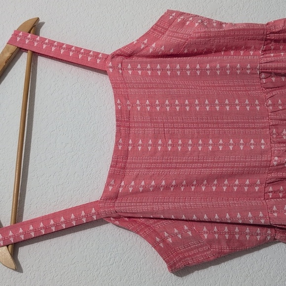 NWT LOFT Outlet Sleeveless Square Neck Maxi Dress Light Red Women's Size 16 - Picture 3 of 8